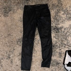 Universal Thread Target Faux Leather Jeans, fit like jean but leather feel